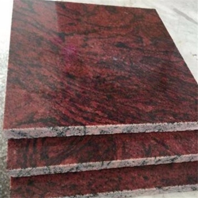 Multicolor red granite